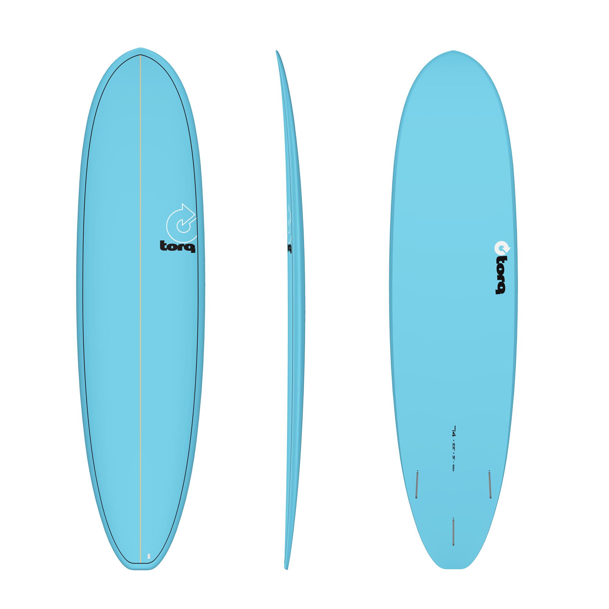 Surfboard TORQ Epoxy TET 7.4 V+ Funboard Blue