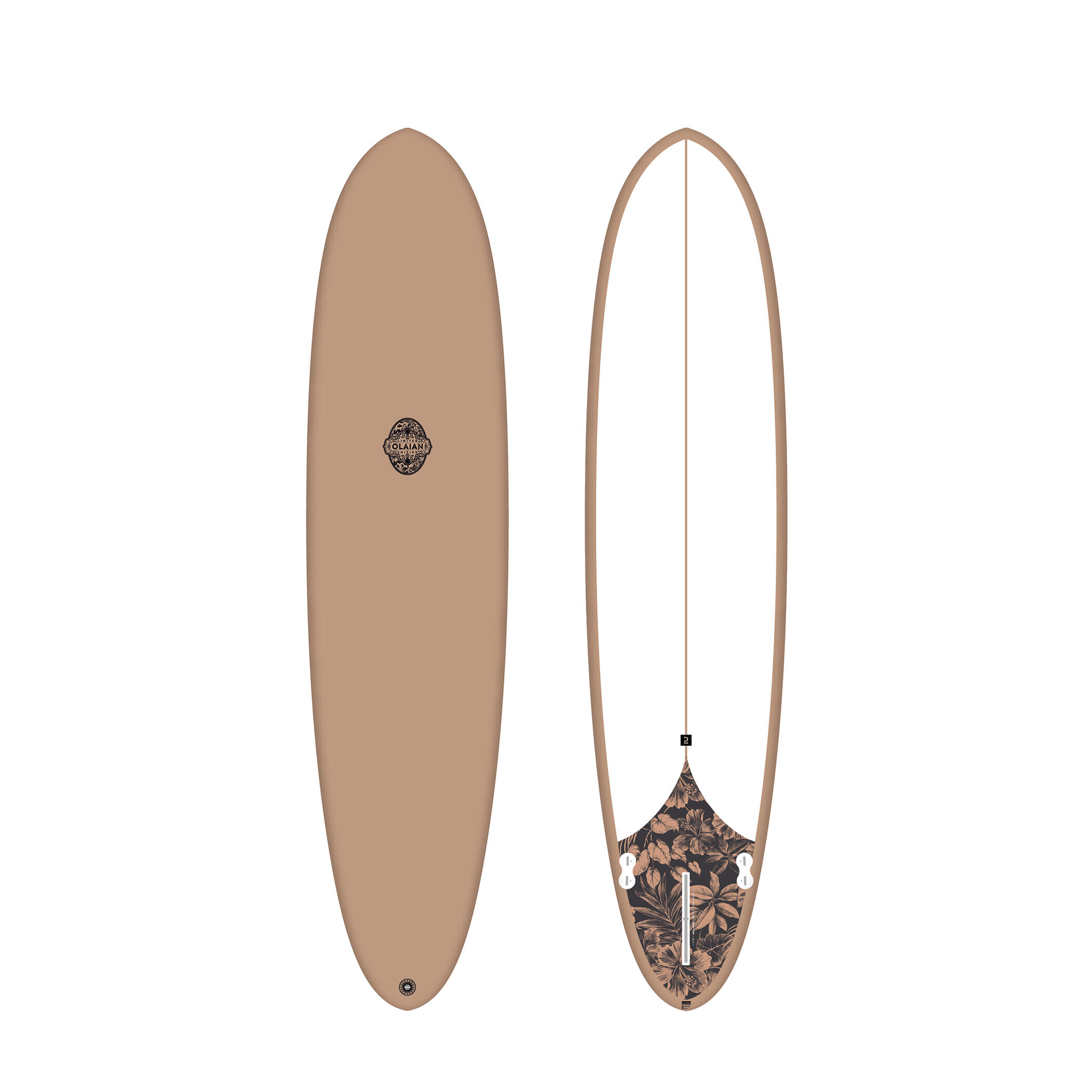 Surfboard limitierte Serie 500 Hybrid 8' - inkl. Finnen